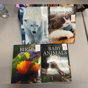 Kittens , Polar Bear , Birds  SNAPSHOT PICTURE LIBRARY- Hardcover  Lot Of 4 Plus